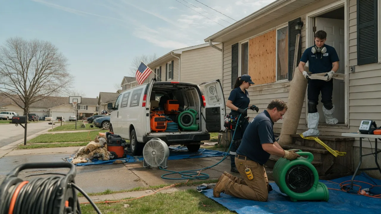 Water Damage Restoration in Zanesfield, OH near me